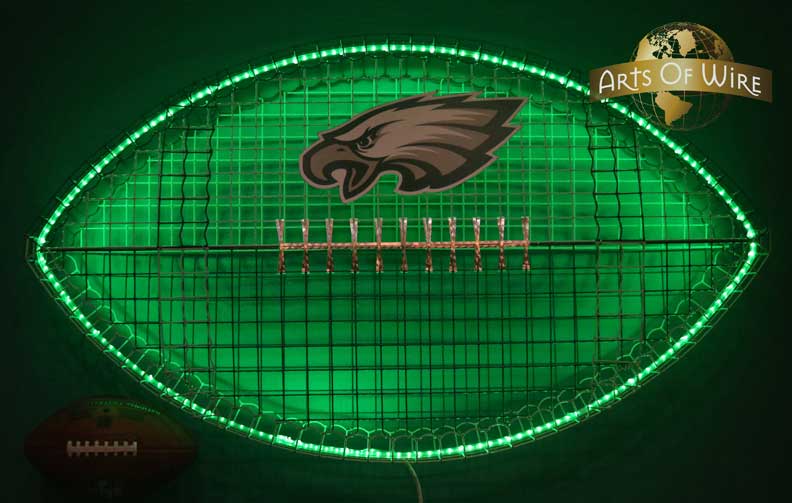 eagles football wall light