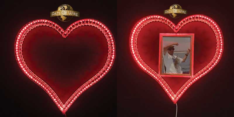 Heart shape Arts of Wire